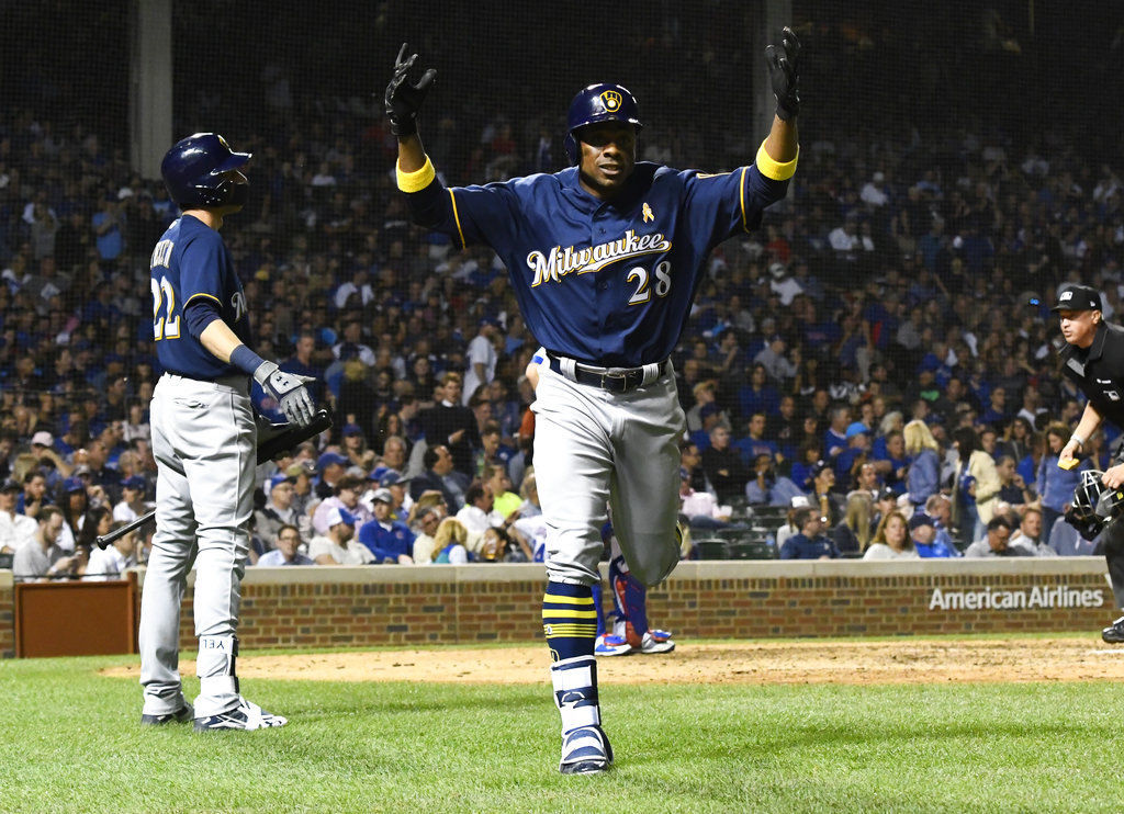 Brewers Cubs Baseball - Game 3
